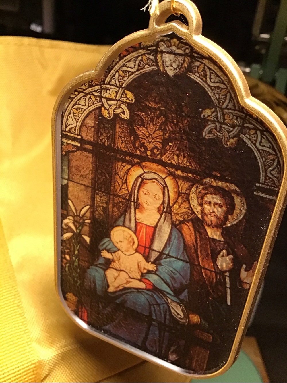 ♥️5/25$ tiny stained glass ornament